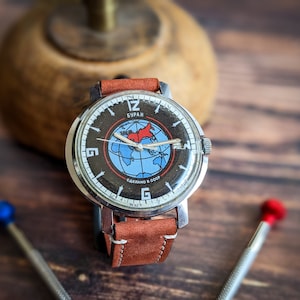 RARO orologio vintage Vostok Sputnik. Quadrante dello Sputnik spaziale. 2409A. Programma dello Space Shuttle. Orologio spaziale. Ottimo regalo. Orologio retrò/antico