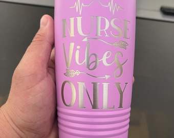 Personalized Laser Engraved 20oz Tumbler: Powder Coated Polar Camel