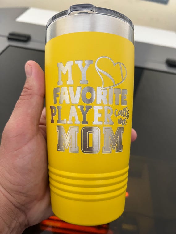 Personalized 20oz Polar Camel Tumbler: Laser Engraved, Powder Coated