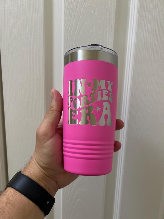 Personalized Laser Engraved 20oz Tumbler: Corporate Gift, Powder Coated