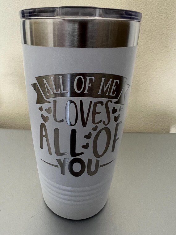 Personalized Laser Engraved 20oz Tumbler: Powder Coated Corporate Gift