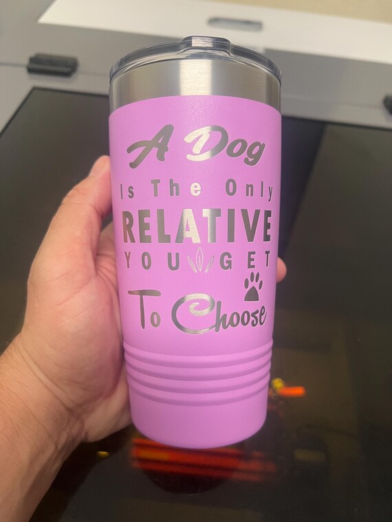 Personalized Laser Engraved 20oz Tumbler: Powder Coated Corporate Gift