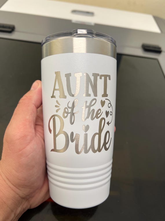 Personalized Laser Engraved 20oz Tumbler: Corporate Gift, Wedding Favor