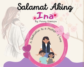 A Dedication Book to Mothers Happy Mothers Day Valentines Retirement  Birthday Present Moms Maraming Salamat Mama Mahal kong Inay Filipino