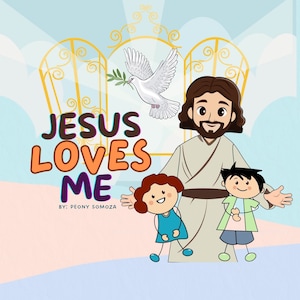Livre Jésus m'aime Livres chrétiens Histoires bibliques Livres catholiques pour enfants Coloriages livres d'église pour enfants Histoires de Jésus