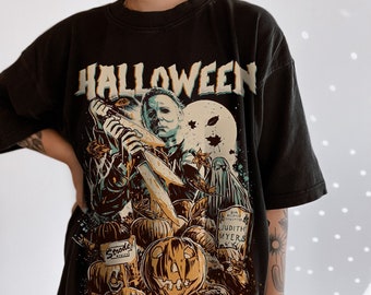 Vintage Michael Myers Halloween Shirt Comfort Colors® Halloween Film Shirt Classic Horror Movie Shirt 13th Of June Michael Myers Tee