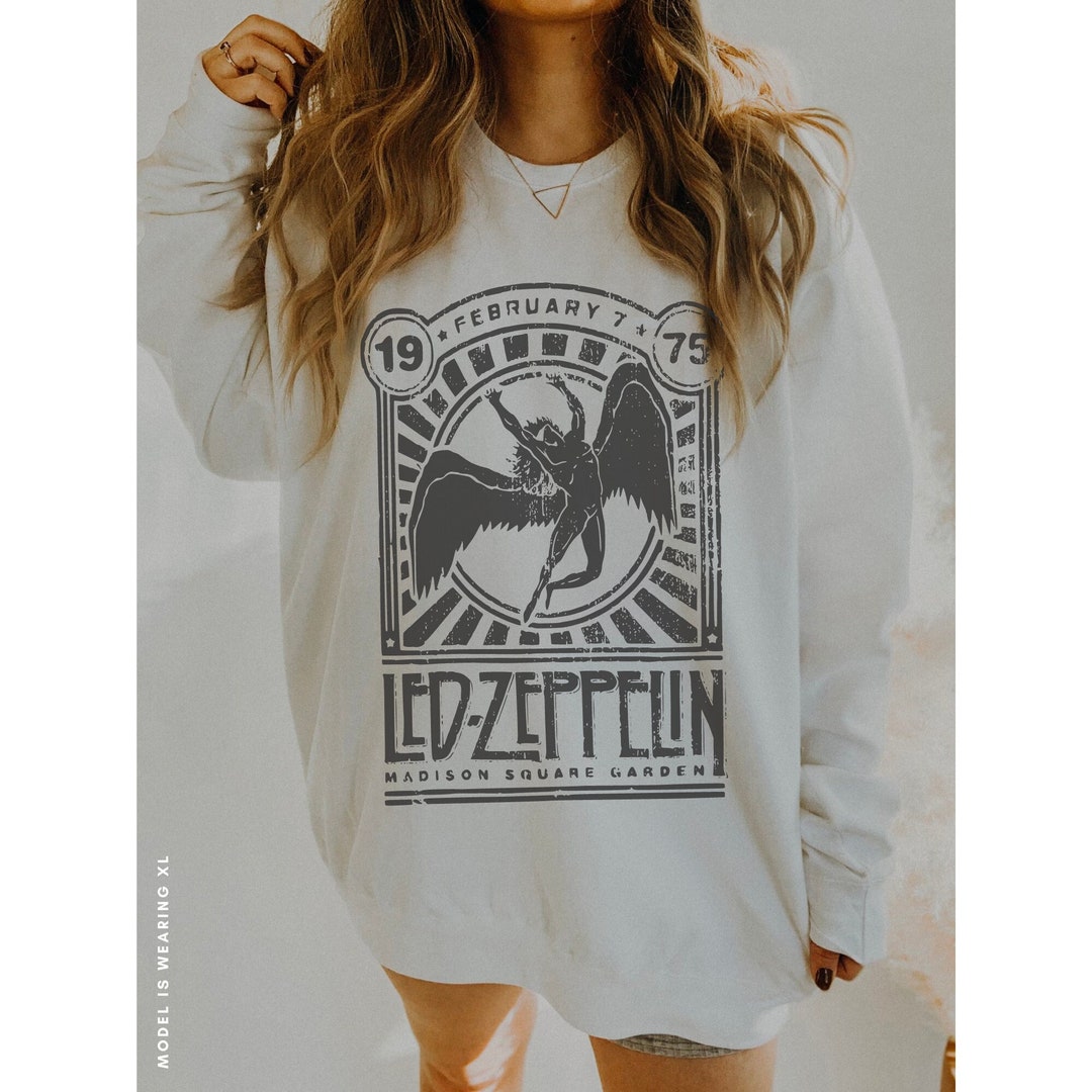 Led Zeppelin UNISEX Sweatshirt Vintage Rock Band Led Zeppelin Tour ...