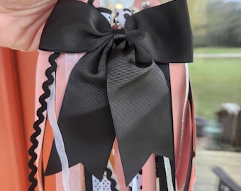 Mauve and Cow Print Themed Bogg Bagg Tassel, Rubber Beach Bag Charm