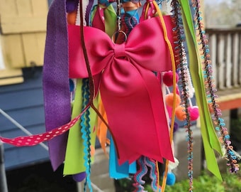 Colorful Bogg Bagg Tassel, Multicolored Rubber Beach Bag Charm