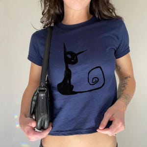 Mazzy Star ベビーTシャツ：猫のグラフィック、ヴィンテージバンドTシャツ