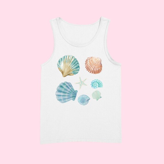 Turks & Caicos Beach Design / Sea Turtle Illustration Gift Tank Top Turks & Caicos Beach Design / Sea Turtle Illustration Gift Tank Top