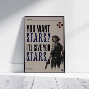 Jill Valentine Poster - Etsy