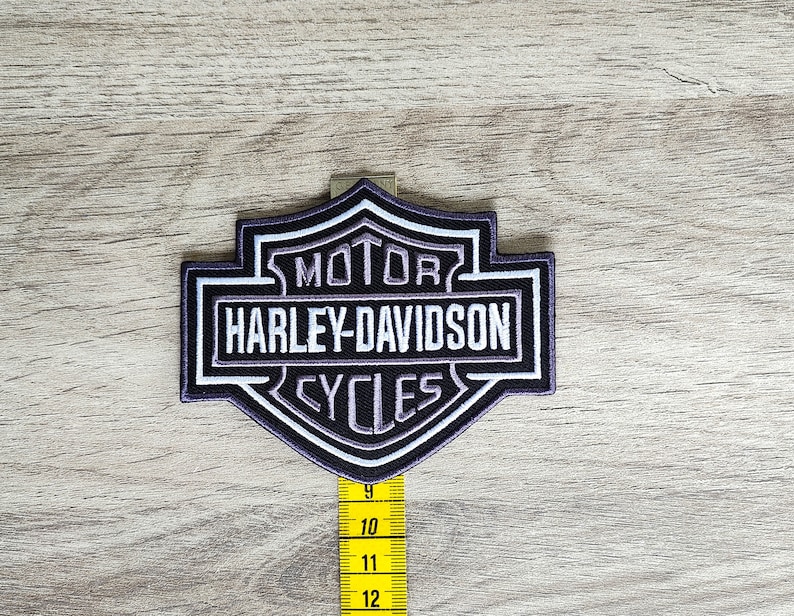 Patch HARLEY DAVIDSON écusson 10.5cm x 8.5cm thermocollant motorcycles patch sur vêtements Iron on Patches biker image 3