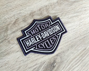 Patch HARLEY DAVIDSON écusson 10.5cm x 8.5cm thermocollant - motorcycles - patch sur vêtements - Iron on Patches - biker