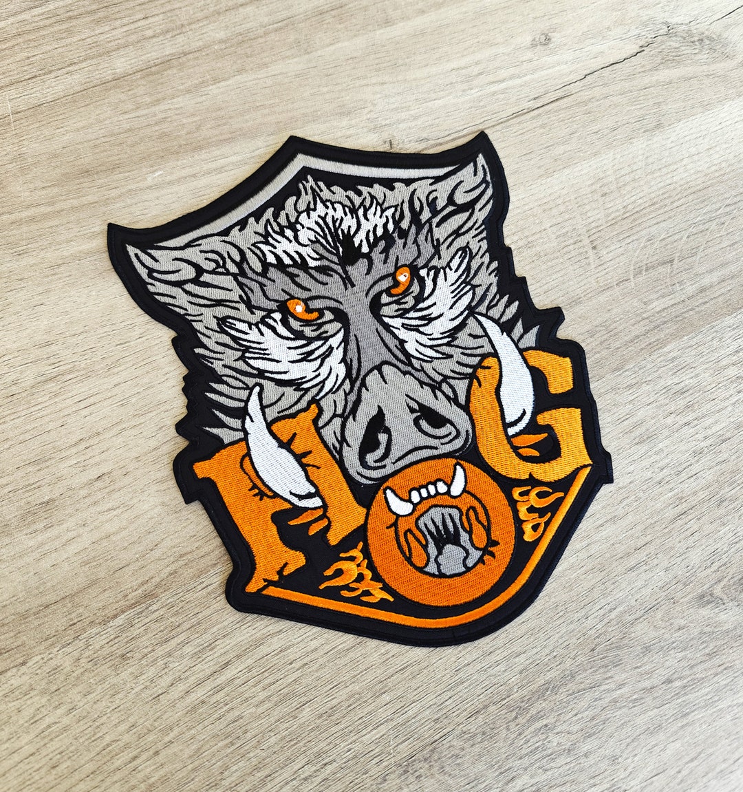 BIG Patch Harley Davidson HOG Owners Group PIG Pig 19.4 Cmx24.6 Cm