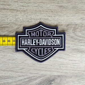 Patch HARLEY DAVIDSON écusson 10.5cm x 8.5cm thermocollant motorcycles patch sur vêtements Iron on Patches biker image 2