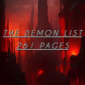 Full Demon list 261 pages pdf