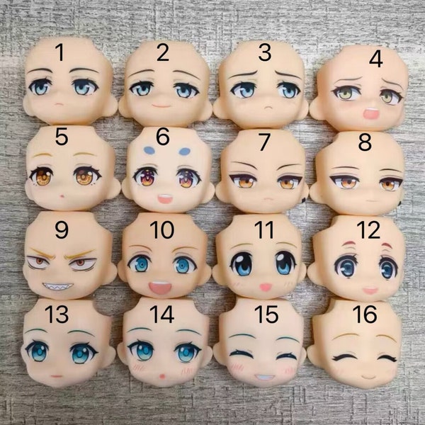GSC Clay Human Face 16 Replacement Faces