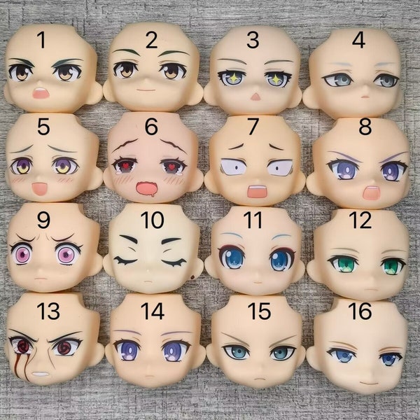 GSC clay figure replacement face ob11 universal face Neil Theo Liumi Nagi Bronya gsc face shell