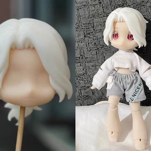 Nendoroid white hair gsc ob11 ob22 hair, color can be customized