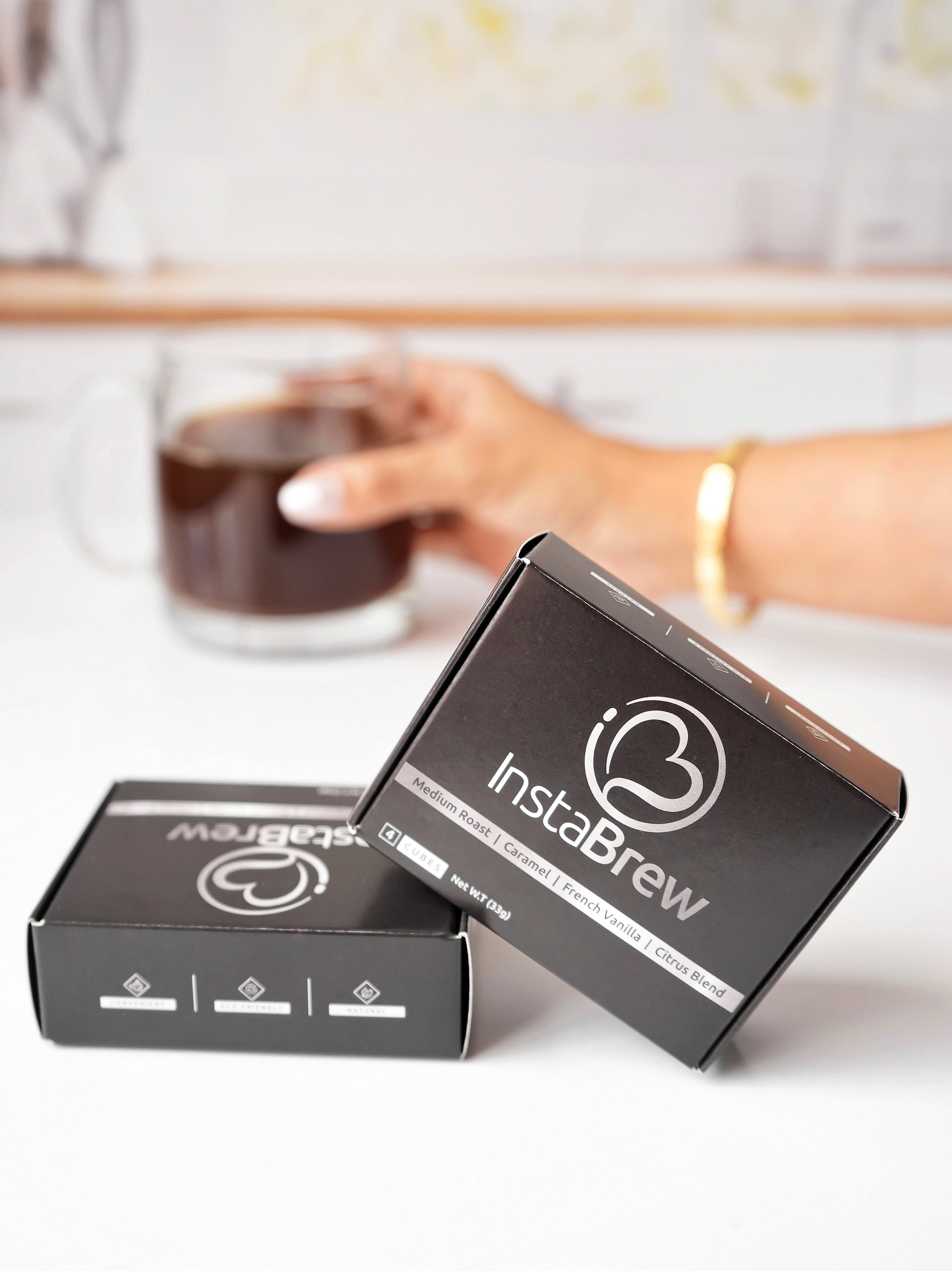 Coffee and Tea Gift Box, Cool Gift Set of 4pcs Gift for Her, Gift for