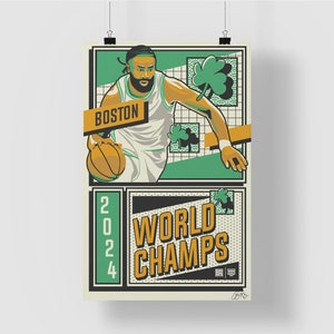 2024 NBA Champs Poster