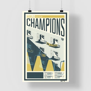 Nuggets NBA Champions Poster