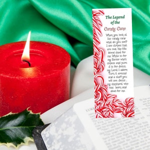 Candy Cane Legend Christmas Bookmarks: Holiday Keepsakes, Stocking Stuffers (50 Count)