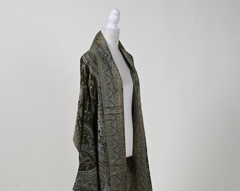 Caftano corto per donna, giacca caftano, kimono in seta, vestaglia per donna, coprispalle, camicia da notte, abbigliamento da casa, vestaglia da sposa, copricostume, regalo