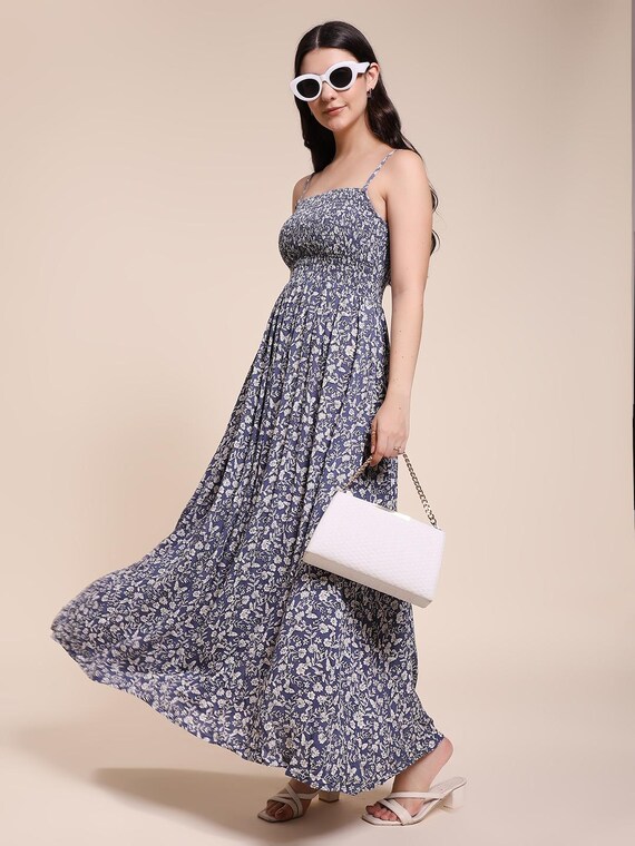 casual butterfly dress Casual Butterfly Sleeve High Waist Chiffon Dress Green / L