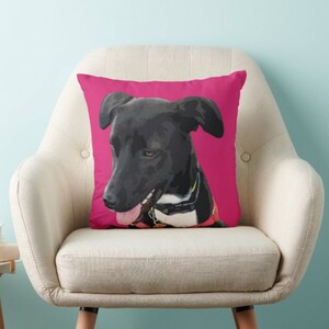 Personalisiertes Haustier Kissen, Personalisiertes Tierportrait, Hundekissen, Katzenkissen, Tier Kissen, Hundeliebhaber Geschenk, Pet Lover Geschenk