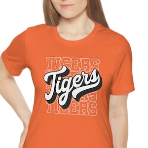 Tigers School Mascot T-shirt, Mascot Shirt, Tigers Spirit Shirt, Tigers Spirit, Mascot Shirt, Tigers T-shirt, Tigers Football shirt