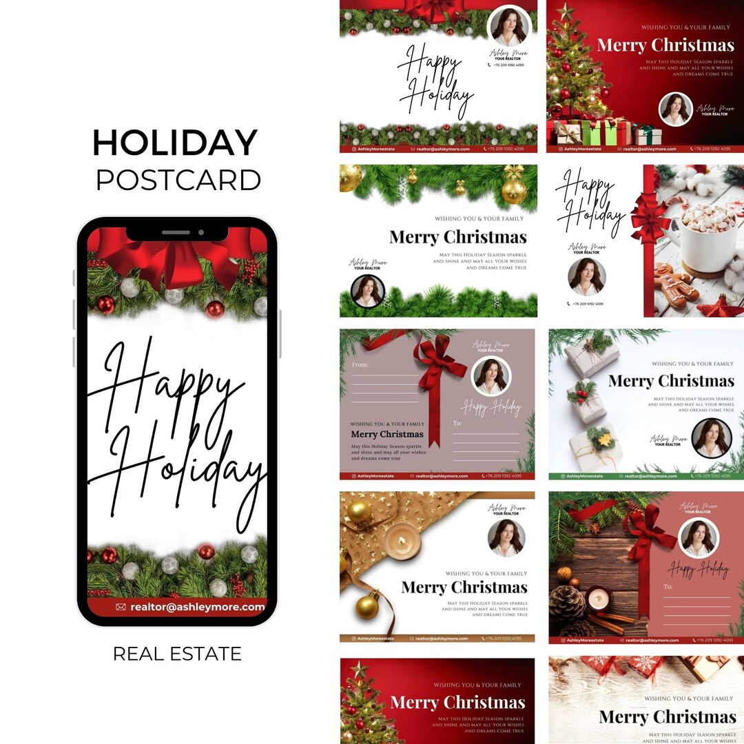 Real Estate Agent Christmas Cards 