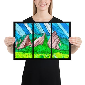 Poster - Flatirons of Boulder, CO