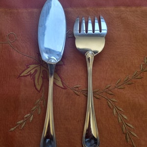 christofle spatours fish serving cutlery