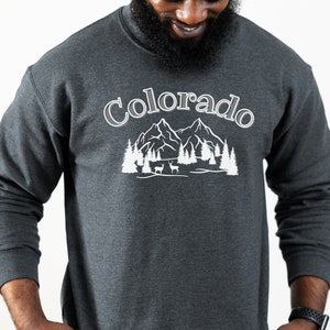Colorado Sweatshirt, Colorado Shirt, Colorado State Gift, Colorado Crewneck, Unisex Sweatshirt, Men&#39;s Crewneck, Colorado Mountains Sweater