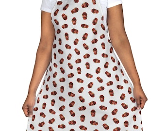 Tim Hortons Coffee Cup Pattern Apron, Christmas Chef Gift