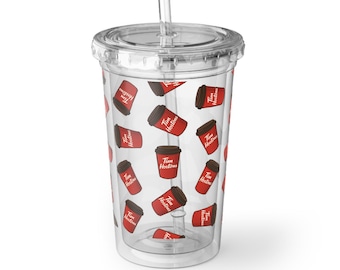 Tim Hortons Coffee Cup Acrylic Tumbler | Tim Hortons Travel Tumbler