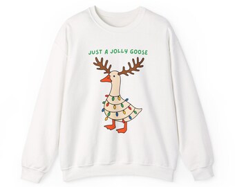 Jolly Goose Christmas Sweatshirt: Cozy Holiday Crewneck