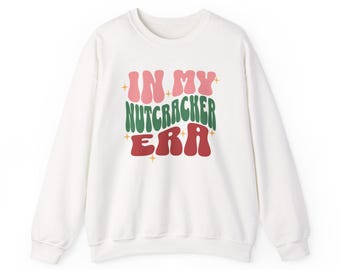 Retro Nutcracker Christmas Sweatshirt: Unisex Cotton-Blend Crewneck