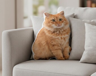 Custom Pet Photo Pillow, Personalized Pet Gift