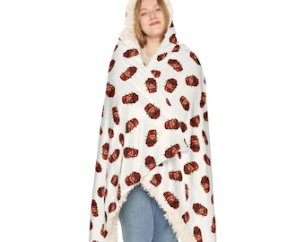 Hooded Snuggle Blanket: Ultra-Soft Microfleece or Sherpa Lining