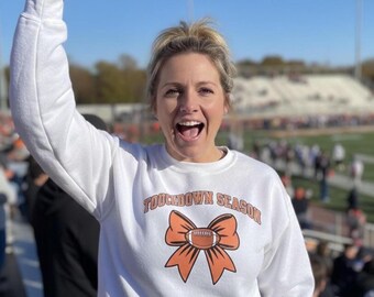 Touchdown Season Sweatshirt: Football Mom Cozy Pullover