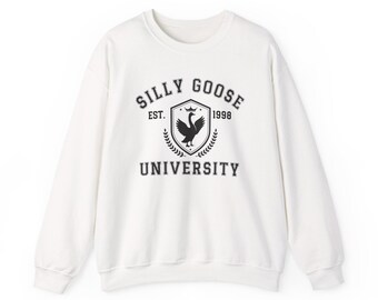 Silly Goose University Sweatshirt: Varsity Pullover - Gildan 18000