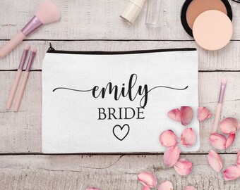 Bridesmaid Cosmetic Pouch: Personalized Gift Bag