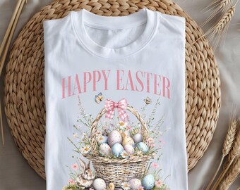Easter Bunny Unisex Tee, Comfort Colors 1717, Happy Easter Shirt, Easter Basket, Gift for Mom, Easter Bunny Shirt, Easter Tee