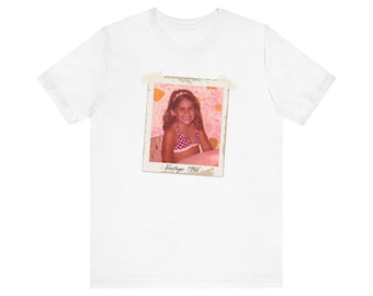 Vintage Polaroid Photo Tee | 1980s Summer Portrait T-Shirt, Birthday T-shirt