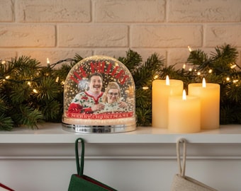 Custom Photo Snow Globe: Personalized Family Keepsake