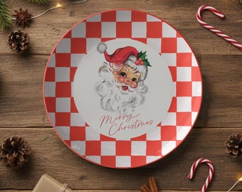 Vintage Santa Plate
