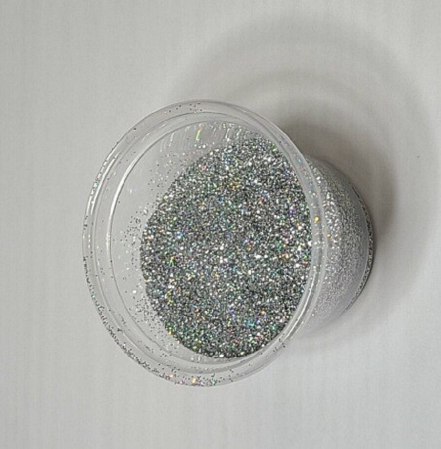 Holo Silver Glitter, Extra Fine Glitter, Polyester Glitter, Craft ...